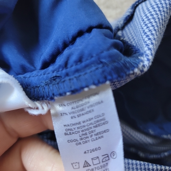 Loft Mraisa Trouser Ginghma Blue 6 - Picture 12 of 13